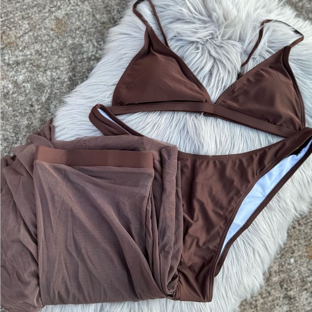 Brown Women's Intimates Set